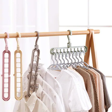 The Magical Clothes Hanger Multi-port Organizer For More Space