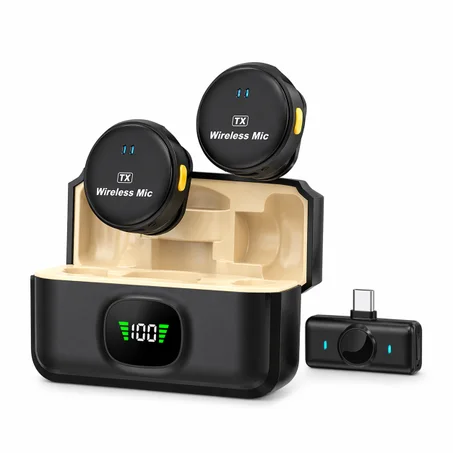 🎤  Mic Pro Wireless – ميكروفون احترافي للتصوير