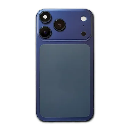 Coque iPhone XR بتصميم iPhone 17 - لون أزرق