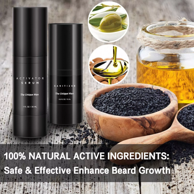 طقم نمو اللحية Beard Growth Kit من LUXFUME