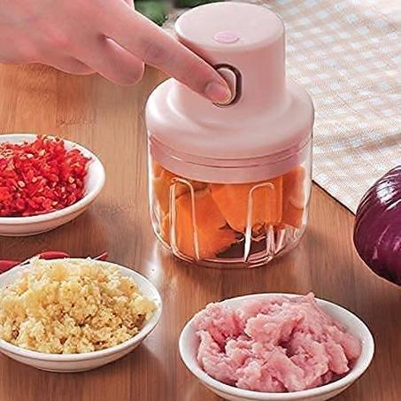 الطّحانة الذّّكيّة لفرم الثّوم والتّّوابل واللّحوم   Portable Electric Garlic