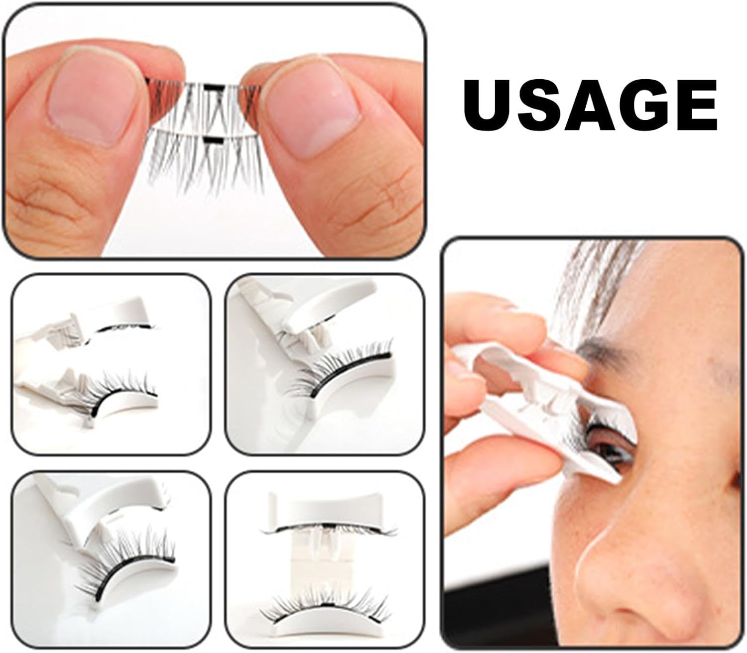 Applicateur de Faux Cils Magnétiques – Outil de Pose Précise