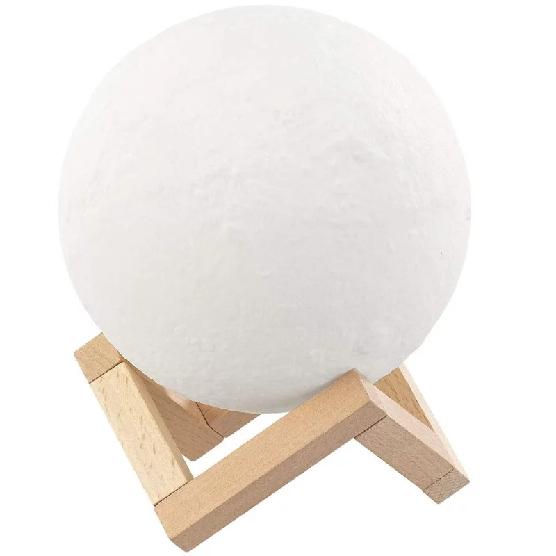 🌙 Lampe Lune à Luminosité 3D – Grand Modèle (GM) ✨