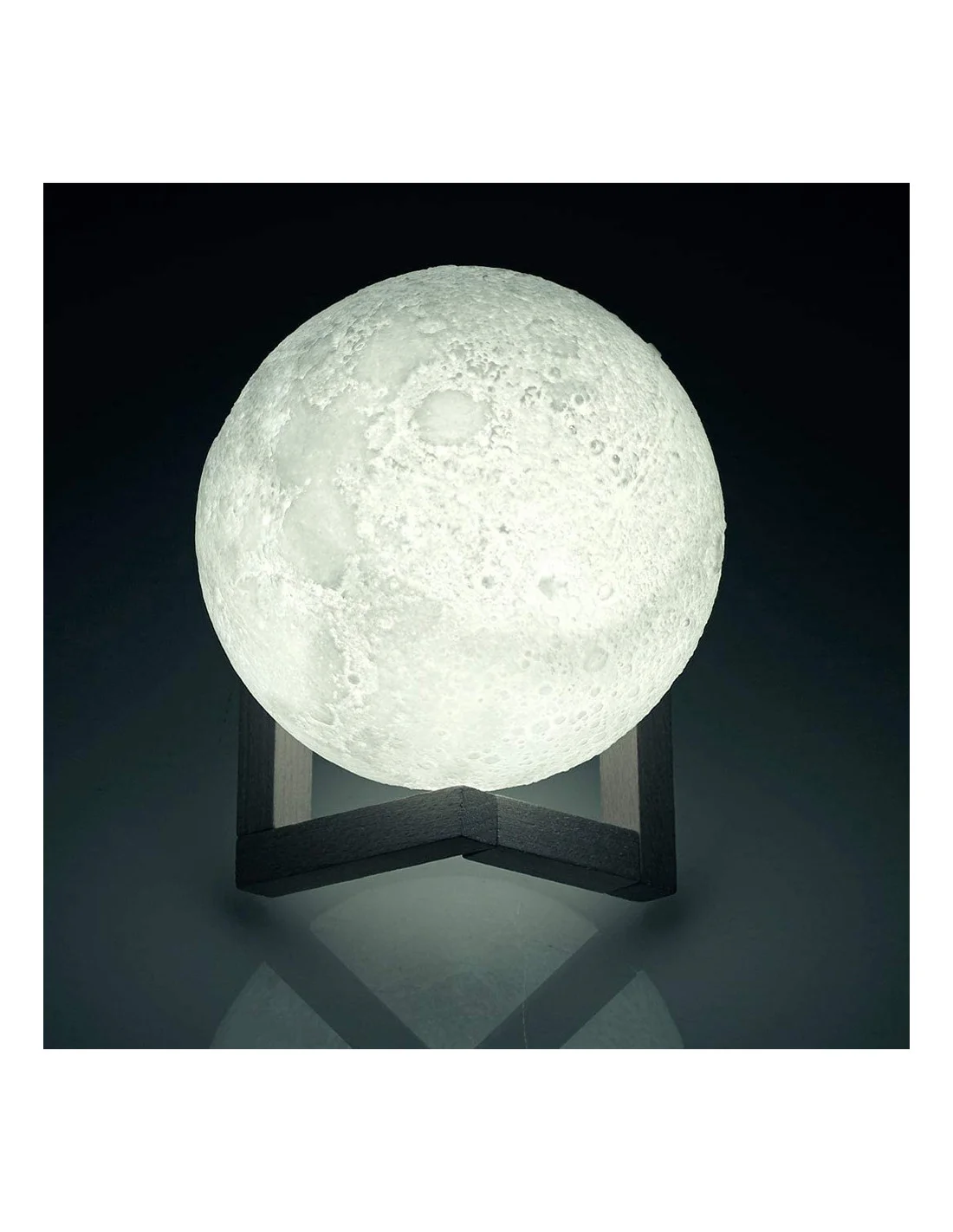 🌙 Lampe Lune à Luminosité 3D – Grand Modèle (GM) ✨