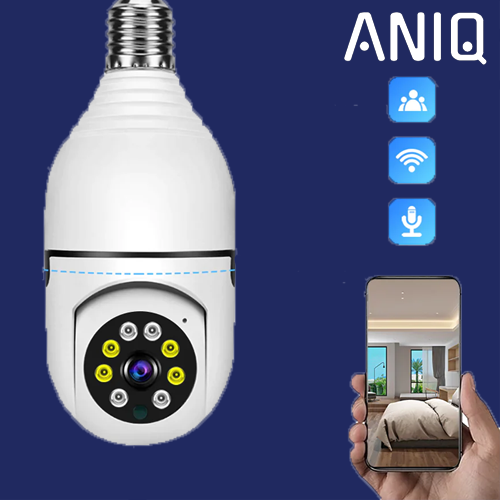 كاميرا مراقبة ذكية بشكل مصباح