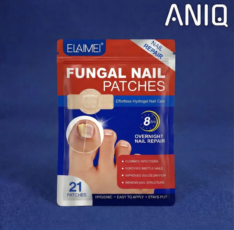 لاصقات الهيدروجيل الطبية لعلاج وإصلاح الأظافر (عبوة 21 لاصقة)