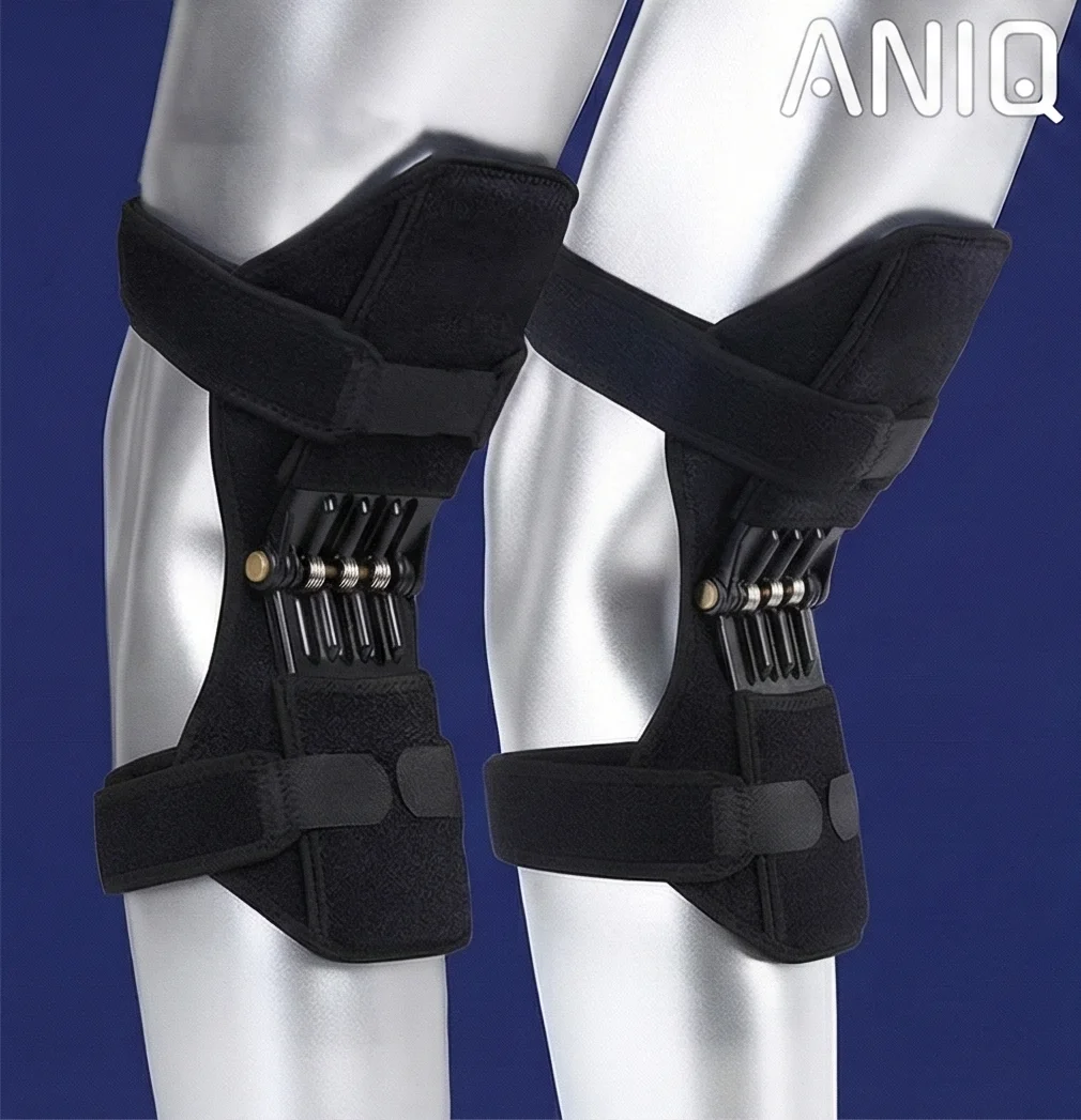 دعامة ثني الركبة زوج واحد (أسود)