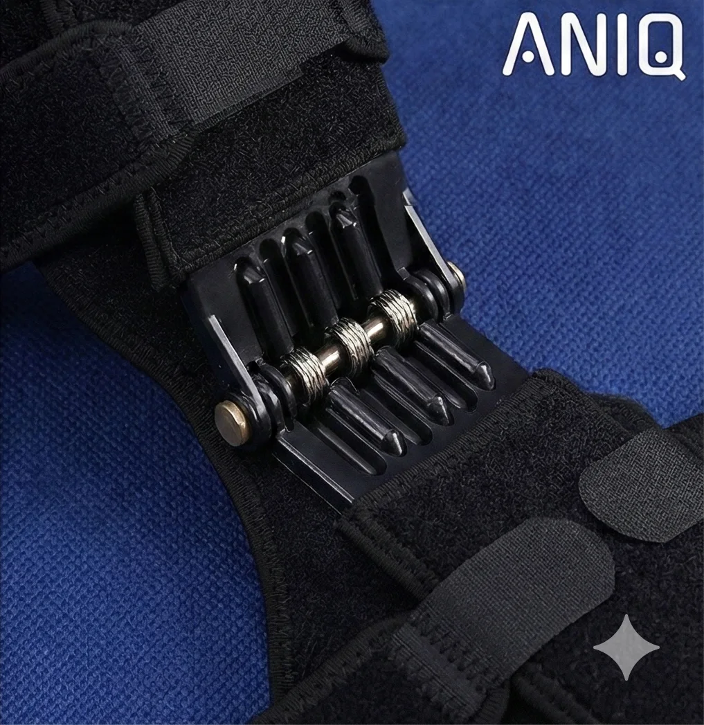 دعامة ثني الركبة زوج واحد (أسود)