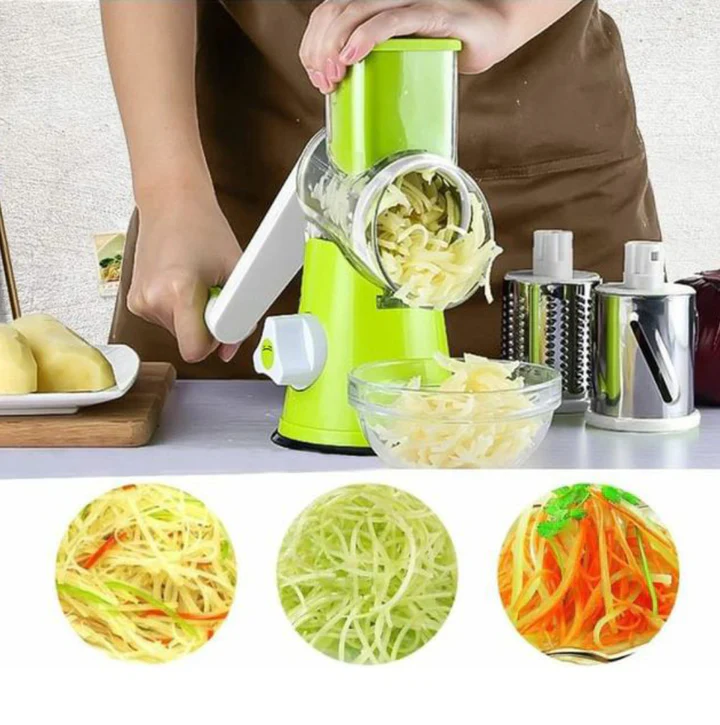 قطاعة الخضار اليدوية 3 في 1