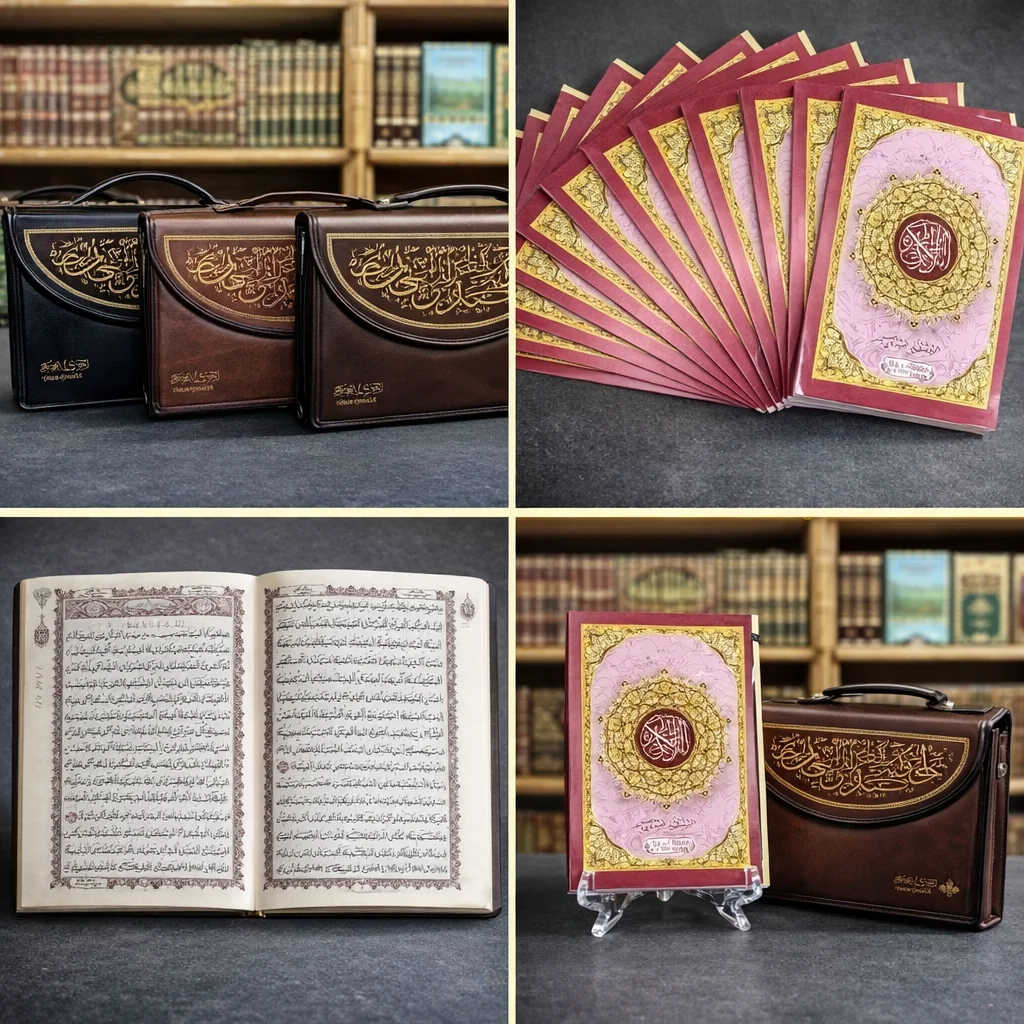 المصحف المجزء برواية ورش بالثمن 17×24 سم 1/12حقيبة