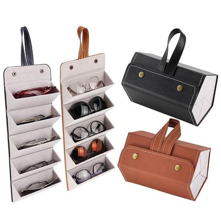 صندوق تخزين النظارات الشمسية القابل للطي