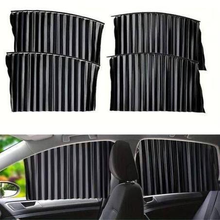 4 ستائر مغنطسية للسيارة للحمايتها من اشعة الشمس