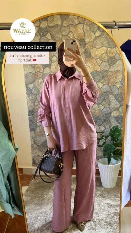🌸 وردي غباري (Dusty Rose)