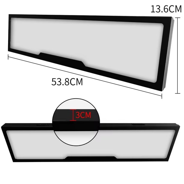 غطاء لوحة الترخيص مع جهاز تحكم عن بعد للسيارات