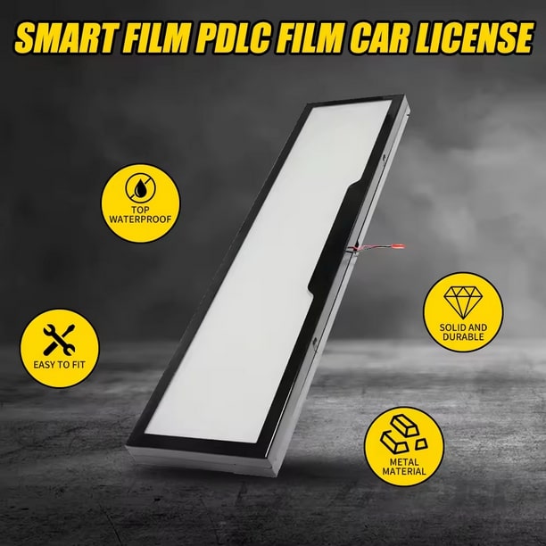 غطاء لوحة الترخيص مع جهاز تحكم عن بعد للسيارات