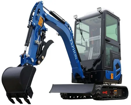 2025 TYPHON TERROR XVII – 4,000 lb Cabin Mini Excavator Powered by Kubota D902 Diesel Engine | EPA Certified
