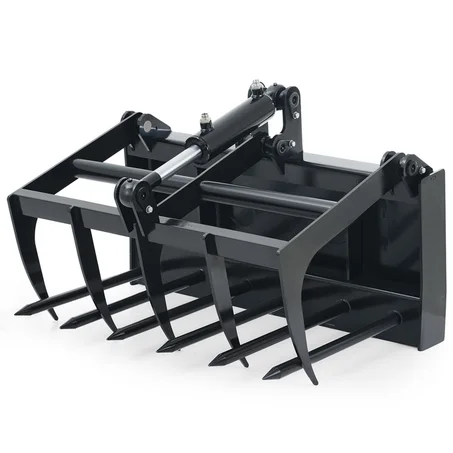 38″ Hydraulic Root Grapple Attachment For Mini Skid Steer Loader