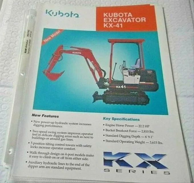 2025 New Mini Excavator Crawler EPA certified USA KUBOTA Diesel D902