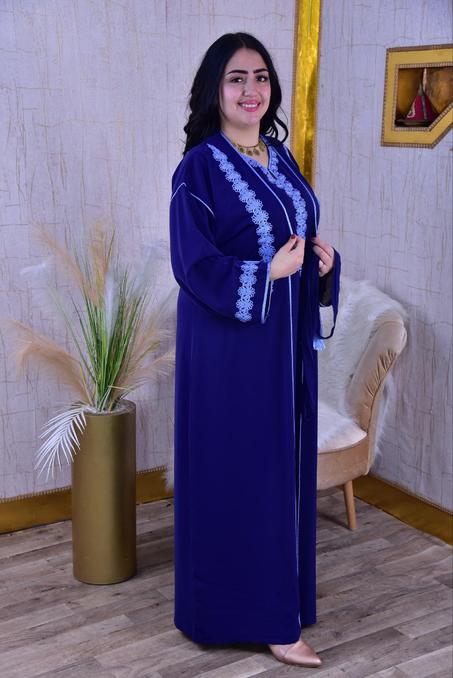 قفطان كريب جوج قطع بالحزام