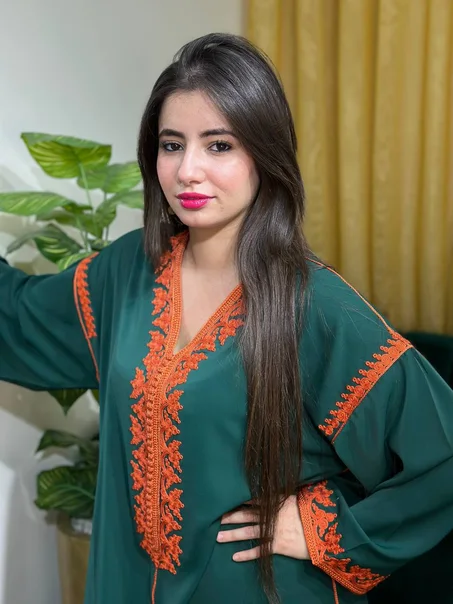 قفطان كريب بالطرزة