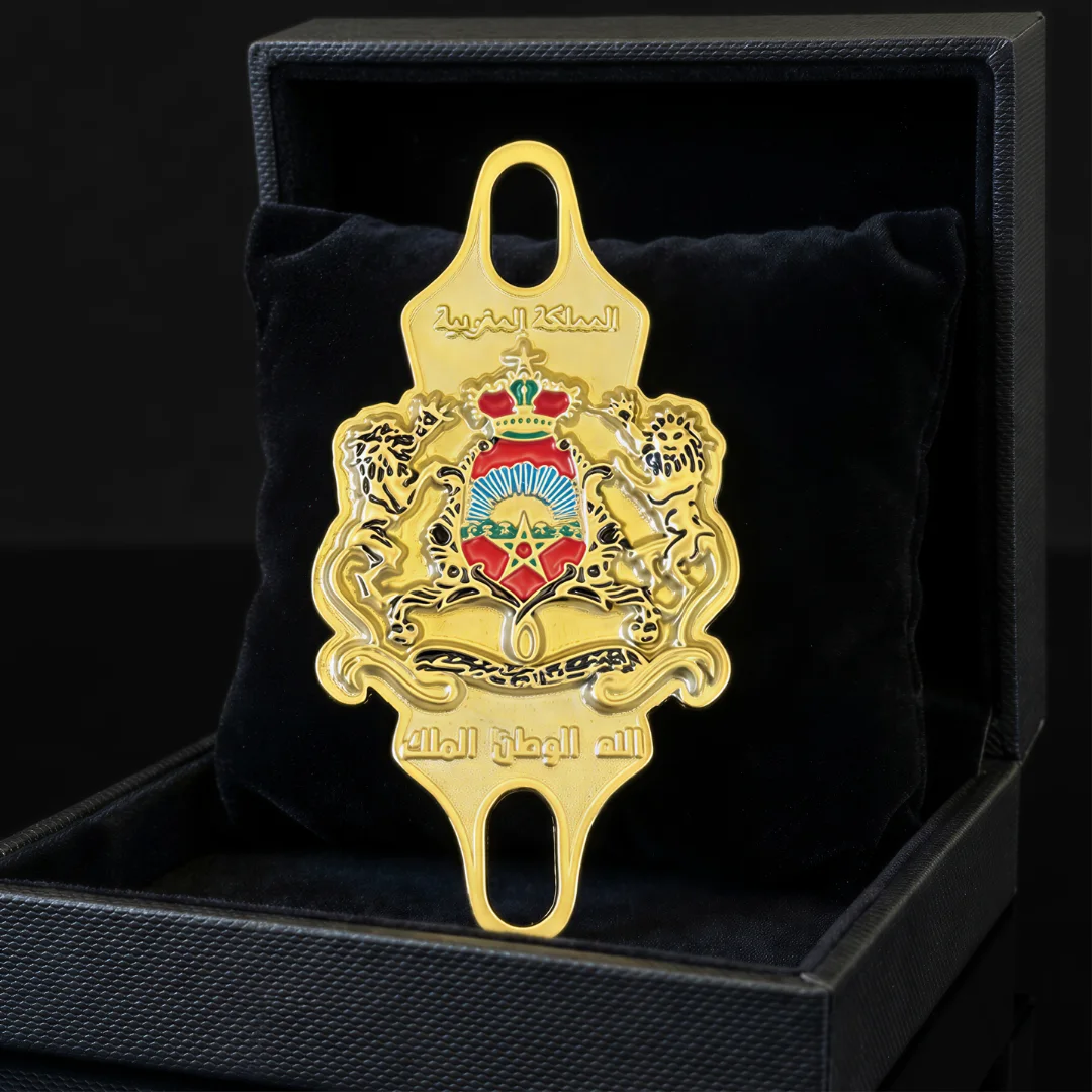 3d - شارة المملكة المغربية بالنحاس