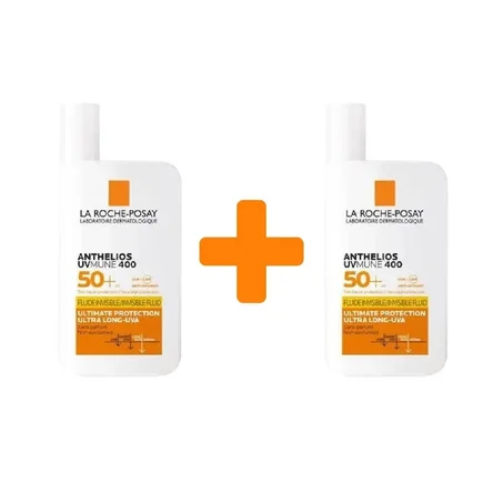 لاروش بوزيه أنثيليوس UVMune 400 فلويد بعامل حماية SPF 50+ 50 مل - مجموعة من قطعتين