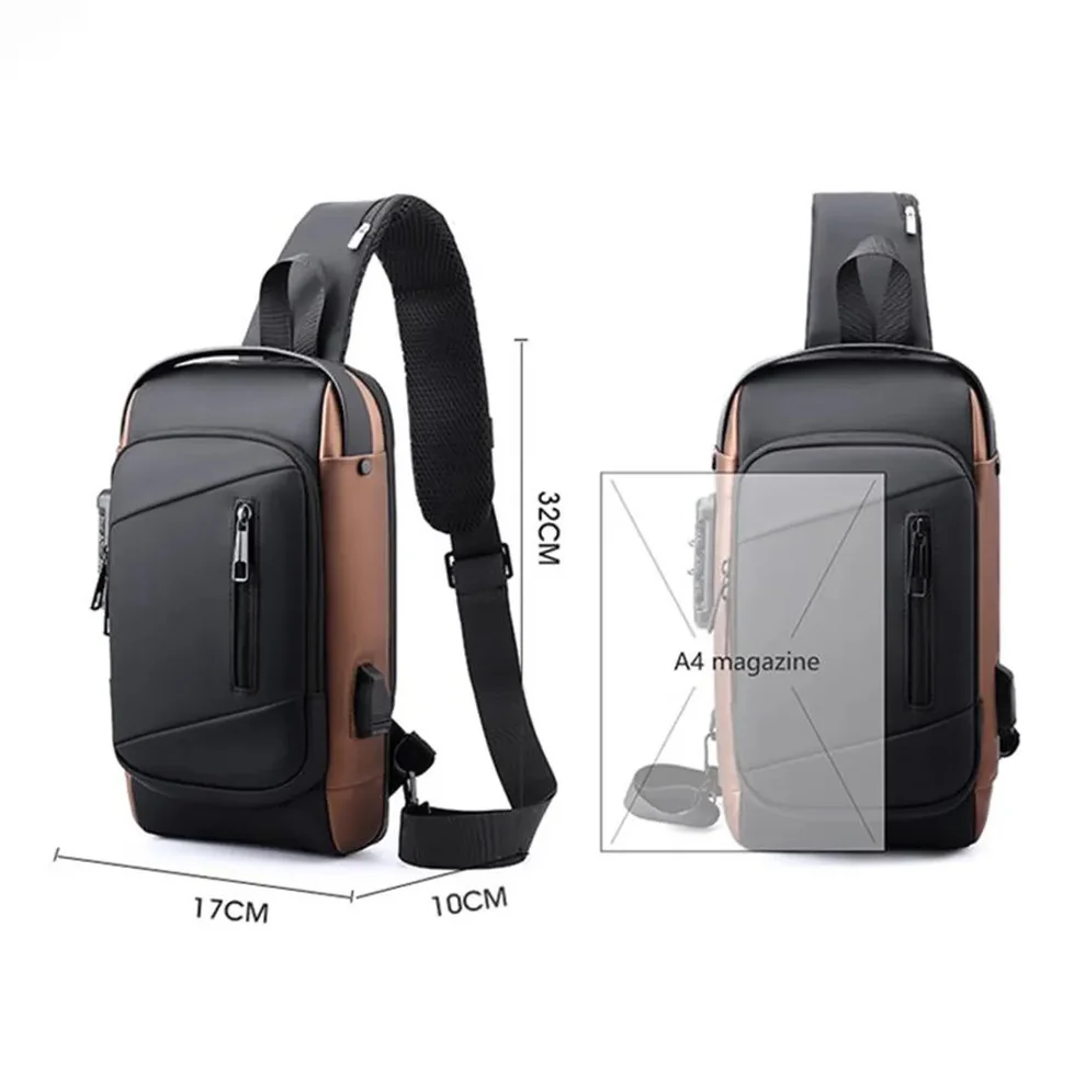 حقيبة الكتف العصرية المقاومة للسرقة