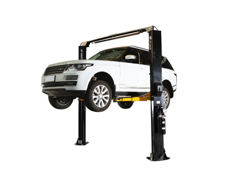 APlusLift 10,000LB 2-Post Overhead Symmetrical and Truly Asymmetrical Single Release Car Lift with 3 Year Warranty - HW-10ASY