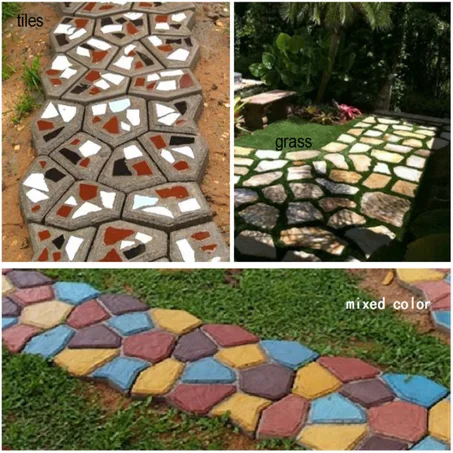 Moule en brique zig zag de béton réutilisable en forme de vague