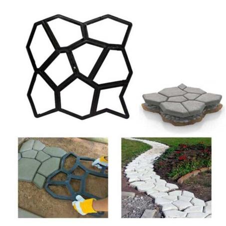 Moule en plastique pour pavage de jardin, pierres décoratives pour allées