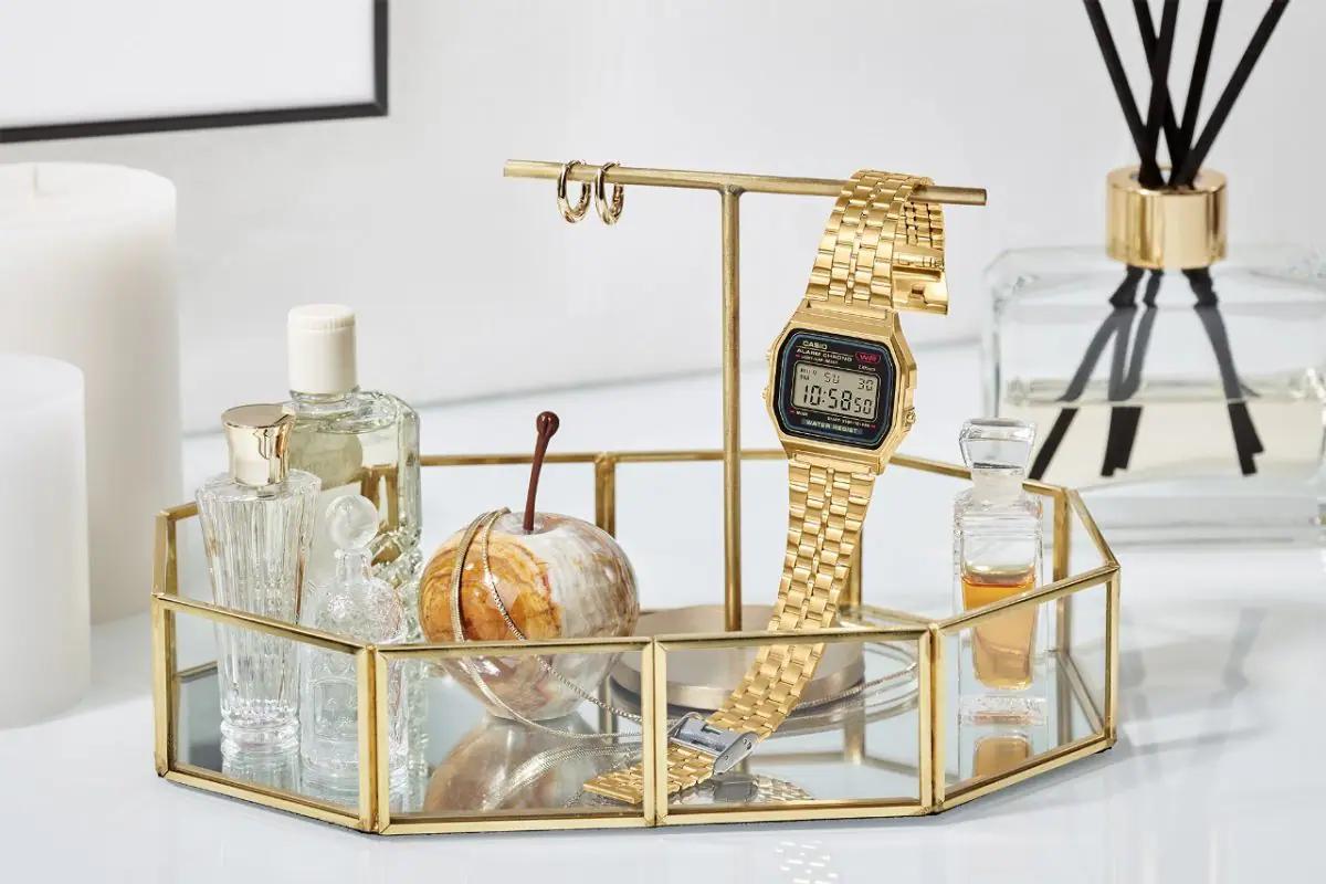 Gold Casio women