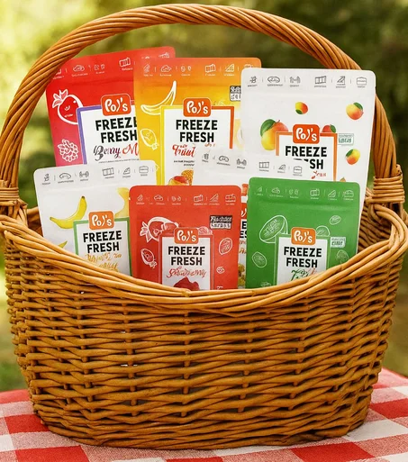 الفواكه المجففة بالتبريد