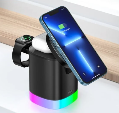 شاحن لاسلكي سريع 3 في  1