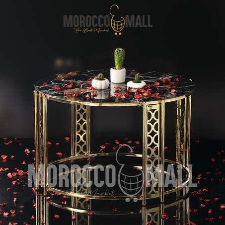 Table Basse Dalgalar en acier inoxydable