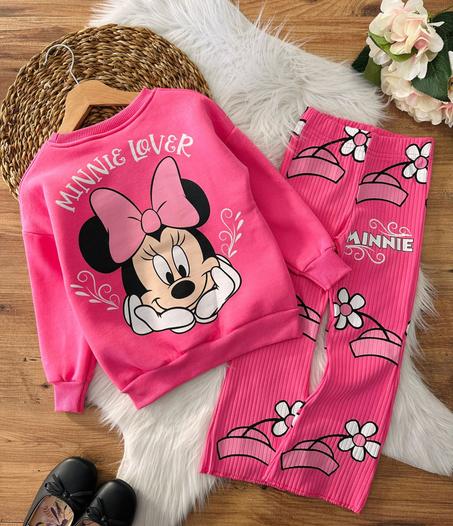 💐2024 طقم للبنات موضة للخريف والشتاء 💐 MINNIE LOVER