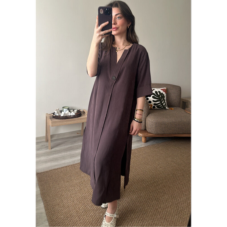 Robe en tissu Tencel