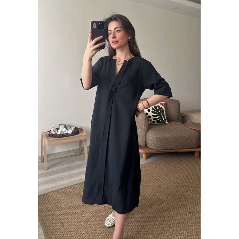 Robe en tissu Tencel
