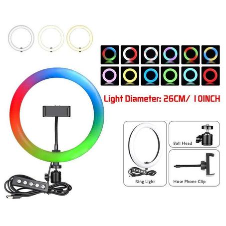 RING LIGHT +  TRIPPI 2M 26CM