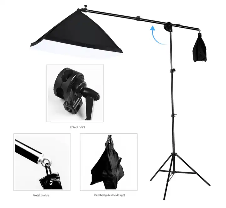 KIT STUDIO 3 SOFTBOX 1 BACKGROUND