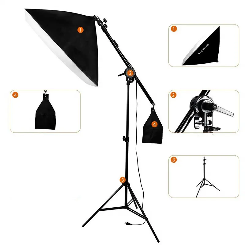 KIT 3 SOFTBOX PULUZ
