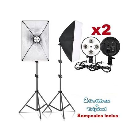 2KIT SOFT BOX 4 LOMP