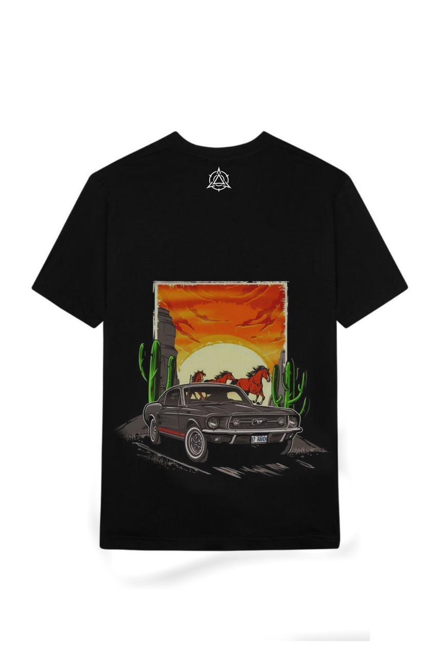 T-shirt Horsepower Sunset