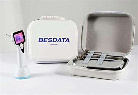 vidéo otoscope BESDATA  EN-OTP alimenté par batterie