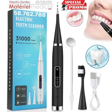 Kit de nettoyage des dents 3 en 1 Détartreur dentaire