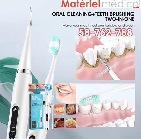 Nettoyeur de dents électrique Détartreur dentaire  3en1