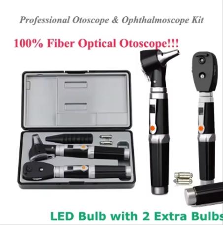 Kit de Diagnostic Médical Professionnel 2 en 1 pour les Oreilles et les Yeux