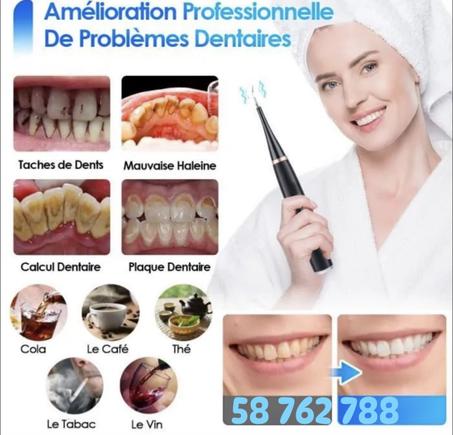 ☑️Détartreur dentaire et brosse à dents Électrique 5 Modes avec Miroir