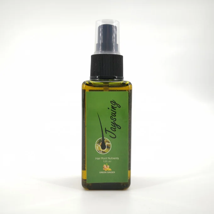 زيت معالجة الشعر بالزنجبيل الأخضر الأصلي لنمو الشعر