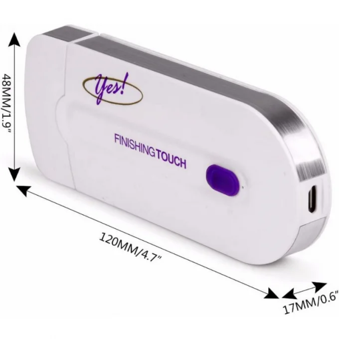 YES FINISHING TOUCH جهاز نزع شعر الجسم السريع بدون آلم لكافة أنحاء الجسم