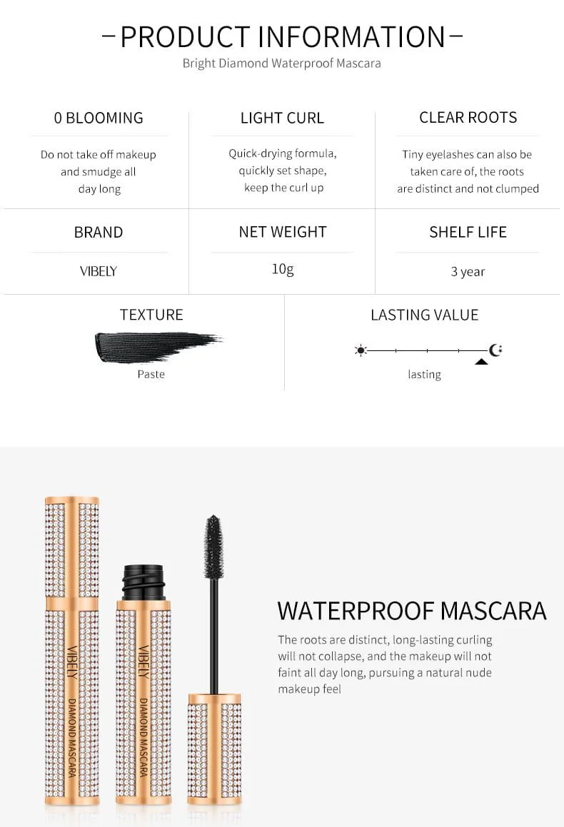 ماسكارا مضادة للماء VIBELY DIAMOND
